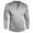 Gray, variant on Mens Shirts Under $10 Mens Shirts Long Sleeve Casual Classic Henley Cotton T-Shirts Lightweight Button Tee Shirts