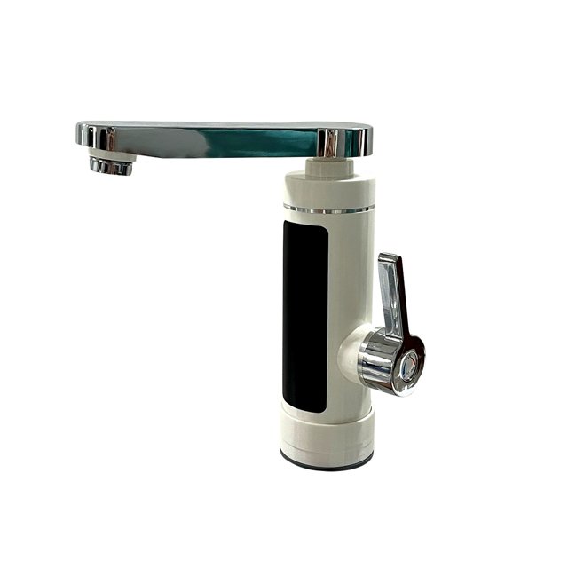 Daisyyozoid Water Heater Kitchen Faucet EU Plug Electric Water Heater Digital Display Heater