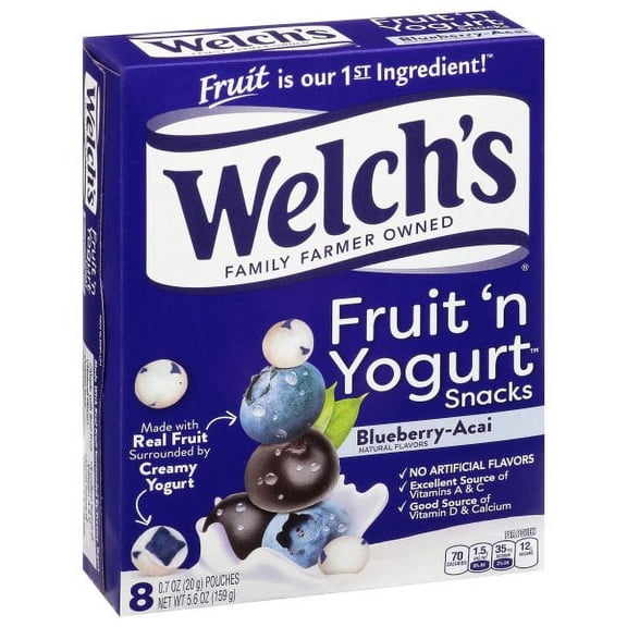 Welch's Blueberry-Acai Fruit 'n' Yogurt Snacks