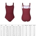 thumbnail image 3 of Trajes de baño de una pieza para mujer Trajes de baño con tirantes fruncidos Trajes de baño vintage ANGGREK  Otros, 3 of 8