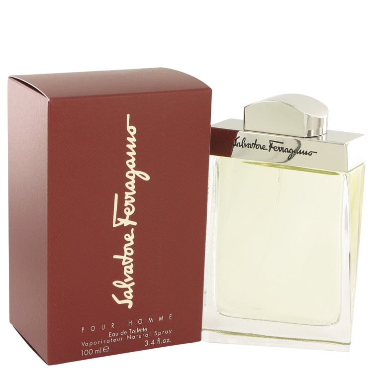 Salvatore Ferragamo Salvatore Ferragamo Pour Homme Eau de Toilette, Cologne for Men, 3.4 Oz