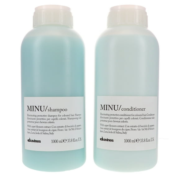 Davines MINU Illuminating Shampoo 33.8 oz & Conditioner 33.8 oz Combo Pack