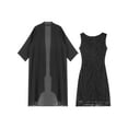 thumbnail image 6 of Zaldita Women Mother of The Bride Dresses with Chiffon Jacket Lace Wedding Guest Dresses Black XXL, 6 of 7