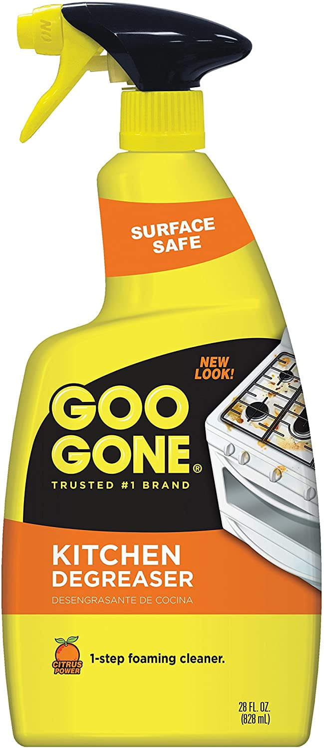 Goo Gone Kitchen Degreaser Removes Kitchen Grease, Grime and Bakedon