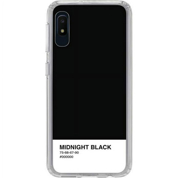 Skinit Color Palette Midnight Black Galaxy A10e Clear Case