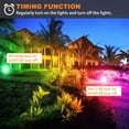 thumbnail image 4 of Foco LED MELPO de 80 W, 8000 lúmenes, RGB, 2700 K, impermeable, paquete de 4 unidades, 4 of 8