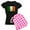With Pink Pant, variant on CafePress - Irish Flag - Women's Dark Pajamas