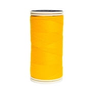 Caja 12 Pzas Hilo Amarillo Claro Coats Poliéster Liso 3 Cabos Fibra Corta Coats T6980-0891