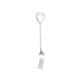 thumbnail image 1 of Matsuzay Tenedor de concha, pastel de frutas, dulces, postres, vajilla para el hogar, utensilios de cocina, herramienta para revolver, palillos Mostrada Plata, 1 of 6