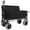Black, variant on TheEshow 500lbs Capacity Wagon with 3-in-1 Folding, Bench Seat, 9x4 Inch Beach Tires for Camping and Beach, Gray