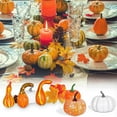 thumbnail image 7 of maxiaoxia Artificial Pumpkins Decoration Set,Maple Leaf, And Gourd Thanksgiving Decorations for Indoor, 7 of 7