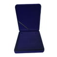 thumbnail image 4 of Caja de almacenamiento de collares, caja de almacenamiento de joyas, caja de colección, caja de joyería de terciopelo, caja organizadora de collares Azul, 4 of 8