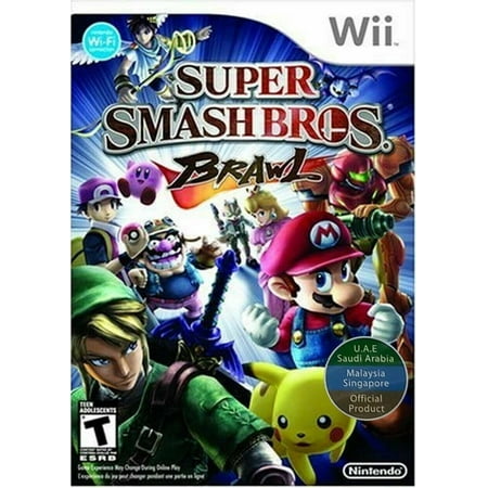 Super Smash Bros. Brawl [Nintendo Wii Fighting Link Mario UAE World Edition] NEW