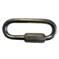 Stainless Steel 316 Quick Link Wide Jaw 5/16" (8mm) Marine Grade