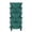 Dark Green, variant on VECELO Stackable Planters 5 Tier Vertical Gardening Planter, Stackable Garden Tower Indoor Outdoor Pot For Strawberries, Flowers, Herbs, Vegetables With Removable Wheels, Dark Green
