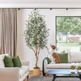 thumbnail image 6 of 7ft/8ft Faux Olive Tree, Tall Olive Tree Plants, Fake Potted Olive Silk Tree, Artificial Olive Trees for Modern Home Office Living Room Floor Decor, 6 of 6