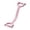 Pink, variant on Multifunctional TPE Resistance Band with 2 Handles, 46cm Portable Workout Strap for Full-Body Training, Ideal for Yoga, Pilates, Rehab & Daily Fitness (Color as Pictured)