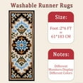 thumbnail image 6 of Hallway Runner Rug 2'x6' Washable Area Rugs Non Slip Laundry Rug Runner Floor Carpet Runners for Hallways Entryway Laundry Room Kitchen, 6 of 11