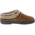 thumbnail image 2 of Clarks Amanda Cognac Fur Lining Details Flat Indoor Outdoor Clog Spring Slippers (Cognac Pattern, 8), 2 of 2