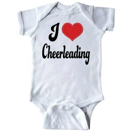 

Inktastic Cheerleader I Love Cheerleading Gift Baby Girl Bodysuit