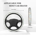 thumbnail image 5 of Balery Steering Wheel Covers Vintage Wood With Floral Elastic Skidproof Steering Wheel Protective Cover Case Fit Universal Auto Accessories Decor, 5 of 8