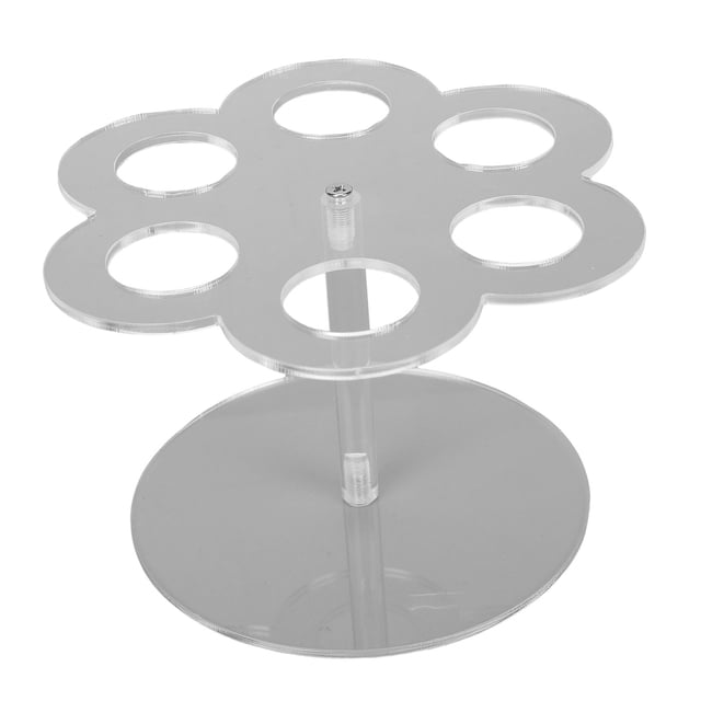 Organizador Apto Para Cartucho Cirkul, Soporte De Botella De Sabor Redondo Transparente Acrílico De 6 Agujeros, Estante De Almacenamiento Para Encimera De Cocina