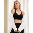 thumbnail image 6 of HBlife Maternity Seamless Nursing Sport Bras, Pink, Black, Blue (3 Pack) L, 6 of 7