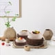 thumbnail image 1 of Cuenco de Postre de Cerámica con Forma de Nido de Pájaro | Plato con Forma de Huevo de Avestruz para Helado, Fruta y Bebidas Frías | Vajilla Decorativa Beige para Restaurantes y Barbacoas, 1 of 7
