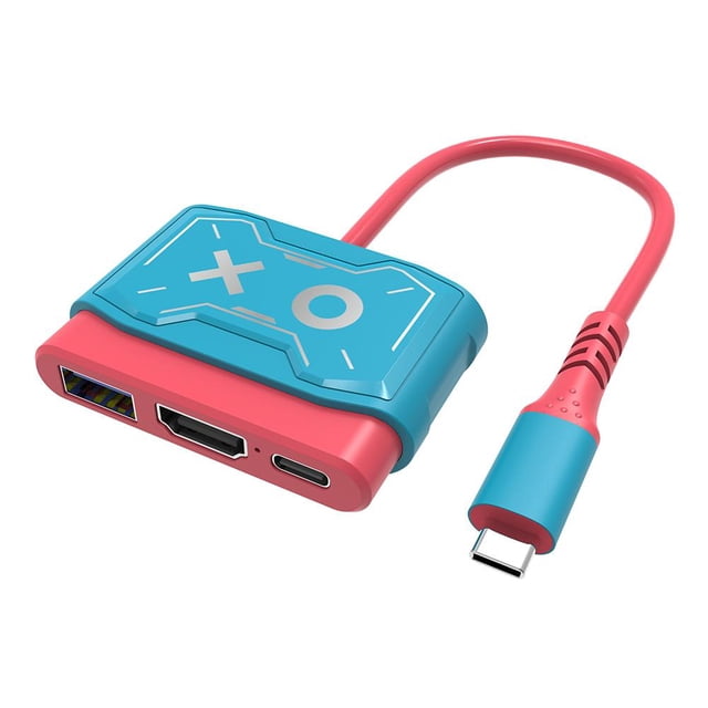 Convertidor 4K Video Type-C USB 3.0 Mini Video USB HUB Salida para Switch JShteea El nuevo