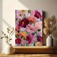thumbnail image 6 of Vibrant Peony Blooms Canvas Print Wall Art Elegant for Living Room Bedroom Office Hotel Lobby Dining Room, 6 of 8
