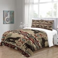 thumbnail image 4 of LAICAIW Bedding Set -3 Piece-Forest Cottage Elk-Cottage Quilt Set with Two Standard Pillowcases-Machine Washable Queen（228x228cm）, 4 of 7