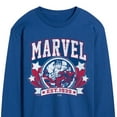 thumbnail image 3 of Marvel - Collegiate Americana - Men's Long Sleeve Graphic T-Shirt, 3 of 5