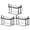 black#003, variant on Multiple Quantity Options Clear Storage Bags with Zipper, Large Plastic Storage Box, Stackable Large Storage Bags, Durable Storage Bags for Clothes for Closet, Bedroom & Camping Storage-1pcs