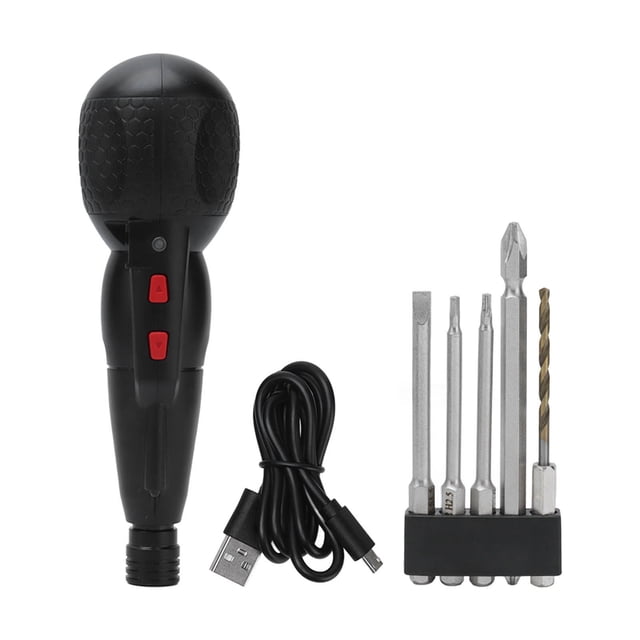 Kit de destornilladores eléctricos recargables por USB con luz LED de 10 W