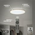 thumbnail image 3 of Artika Astrid 30W Integrated LED Flush Mount Ceiling Light With Remote Control, 3 of 9