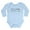 Sky Blue, variant on - Sorry Daddy Long Sleeve Infant Bodysuit - Long Sleeve Cotton Baby Bodysuit