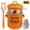 Orange, variant on 46 Oz Grease Container with Filter and Scraper, 2026 New Bacon Grease Container with Strainer and Food-Grade Silicone Spatula, Farmhouse Cooking Pot Keeper Collector, Dishwasher Safe (green)