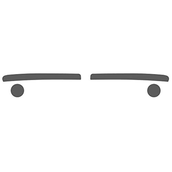 Rvinyl Fog Light Protection Film Covers Compatible with Jeep Compass 2017-2021 - Matte Smoke