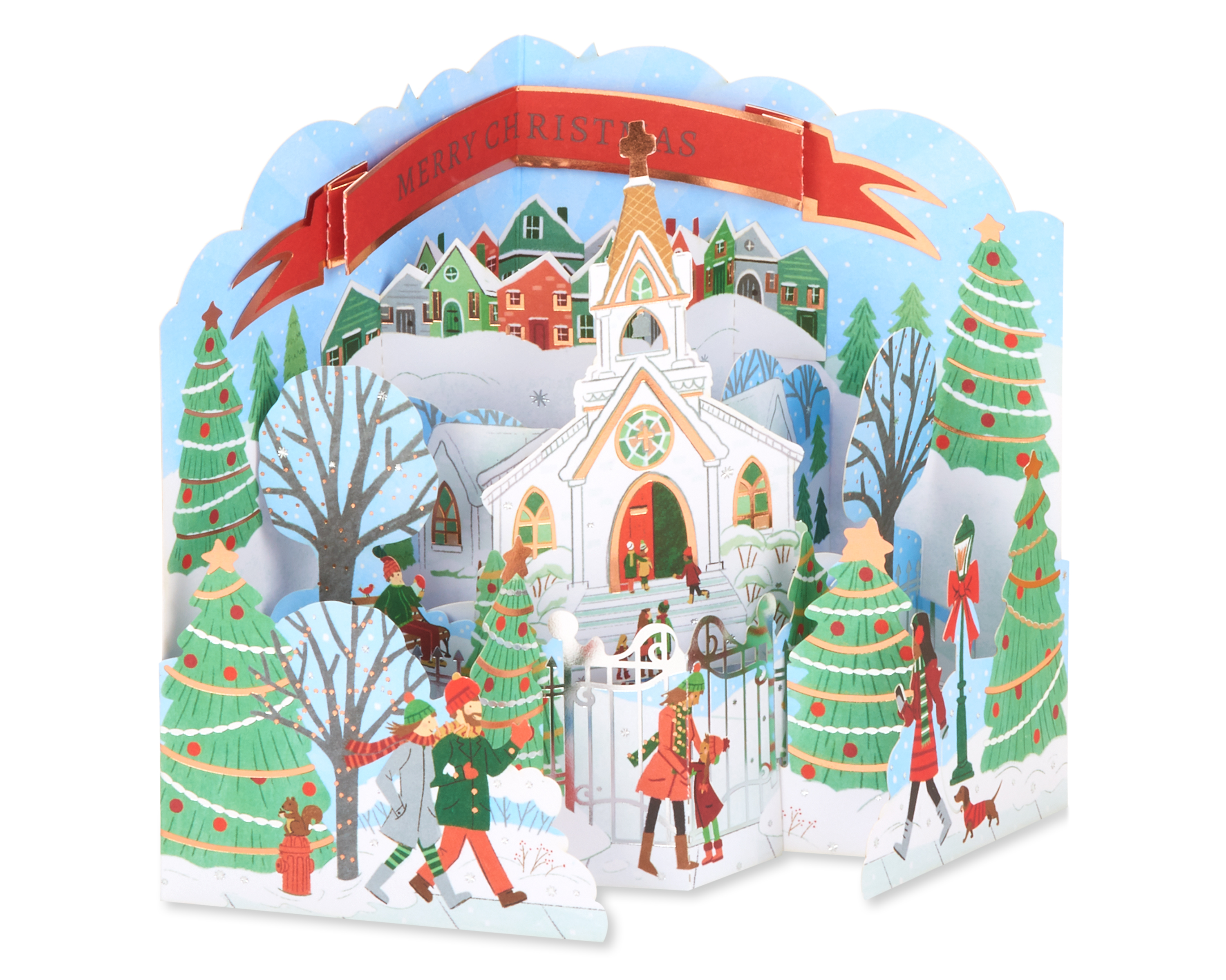 American Greetings Christmas Pop-Up Card (Church) - Walmart.com - Walmart.com