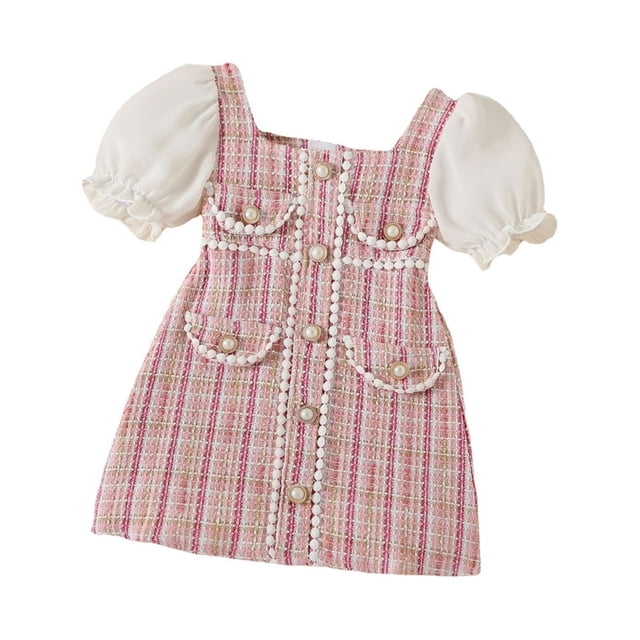 Robe pour Fillette Robe Mignonne Robe d'Anniversaire pour Filles Robes de Fête pour Filles Vêtements pour Fillettes 2-3 Ans