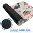 thumbnail image 6 of Long Mouse Pads for Desk,Beige Dinosaurs Flowers Leaves Desk Mats on Top Of Desks, Desk Mouse Pad Extra Large with 3mm Non-Slip Base and Stitched Edge for Gaming,Office,Work,Home 31.5"x11.8", 6 of 6
