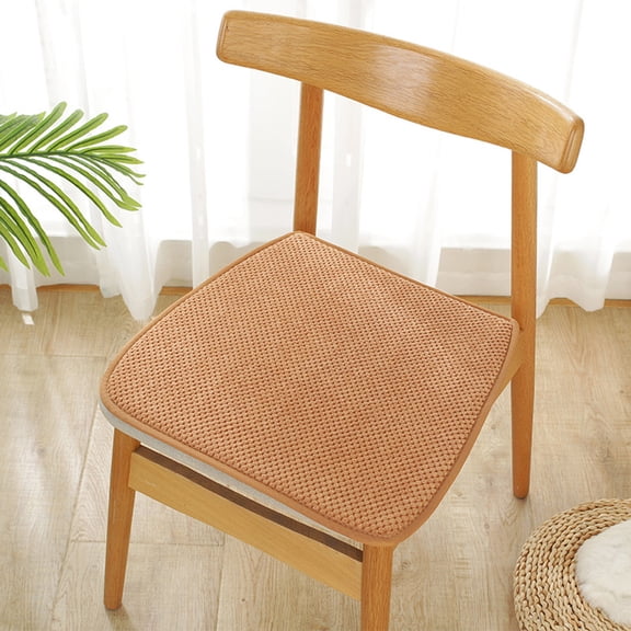 Seat Cushion, Usavan Classic Vintage Style Cotton Office Cushion, Non-Slip Padding Comfortable Washable Chair Pad for Kitchen Dining Bedroom
