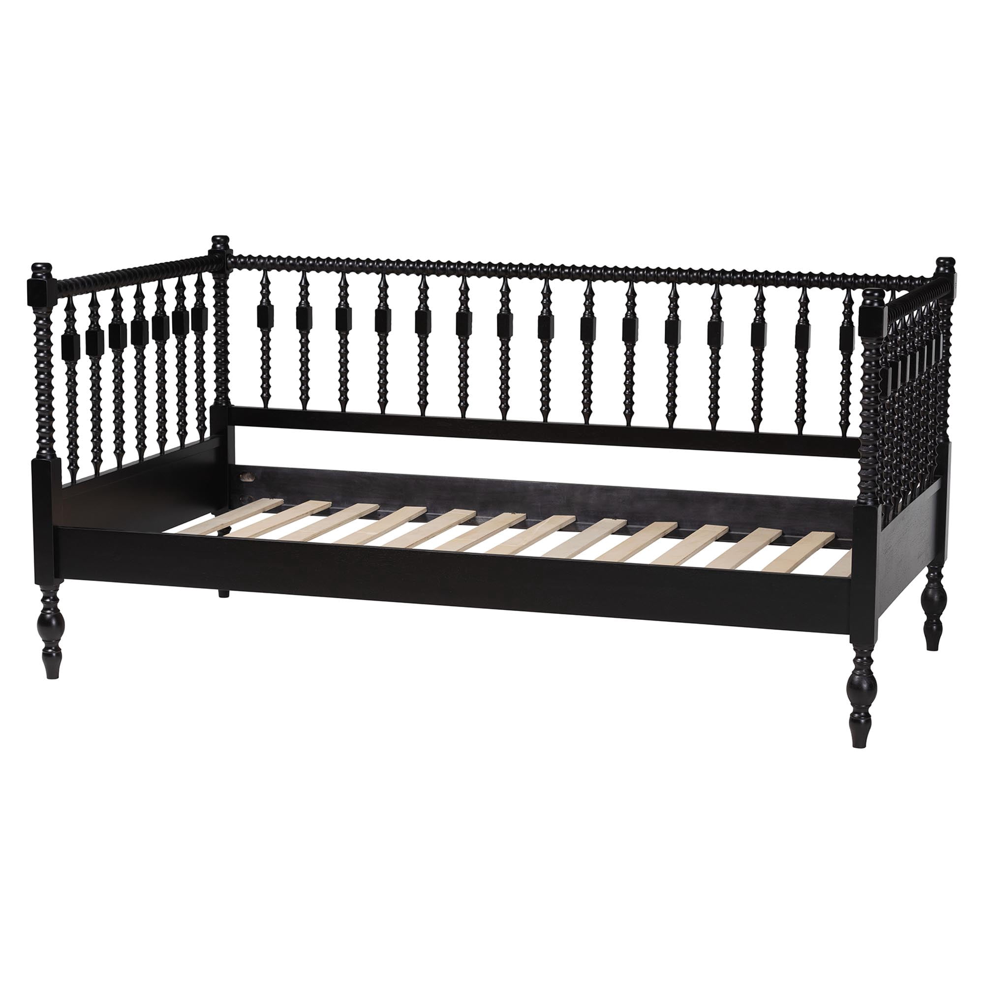 Baxton Studio Callison Farmhouse Daybed, Twin, Black