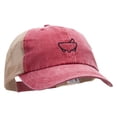thumbnail image 5 of Molcajete Embroidered Washed Trucker Cap - Wine Tan OSFM, 5 of 5