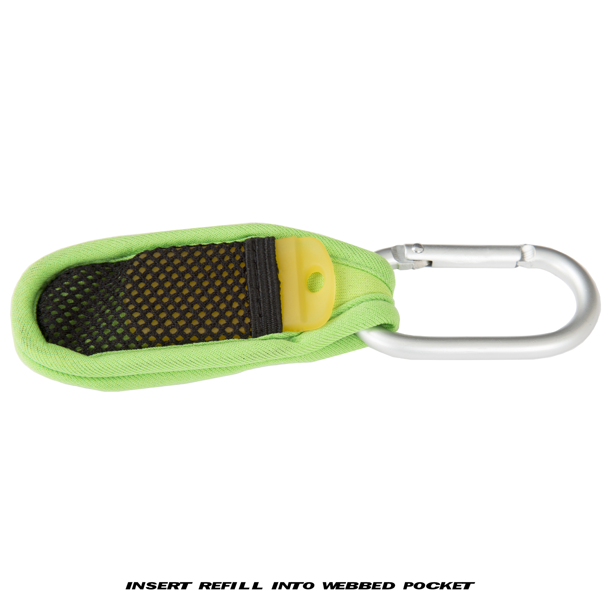 Natural Mosquito Repellent Neoprene Belt Clips - Safe, DEET Free Insect Protection, 3 Pack with 6 Refills By Wakeman Outdoors (Green, Orange, Yellow)