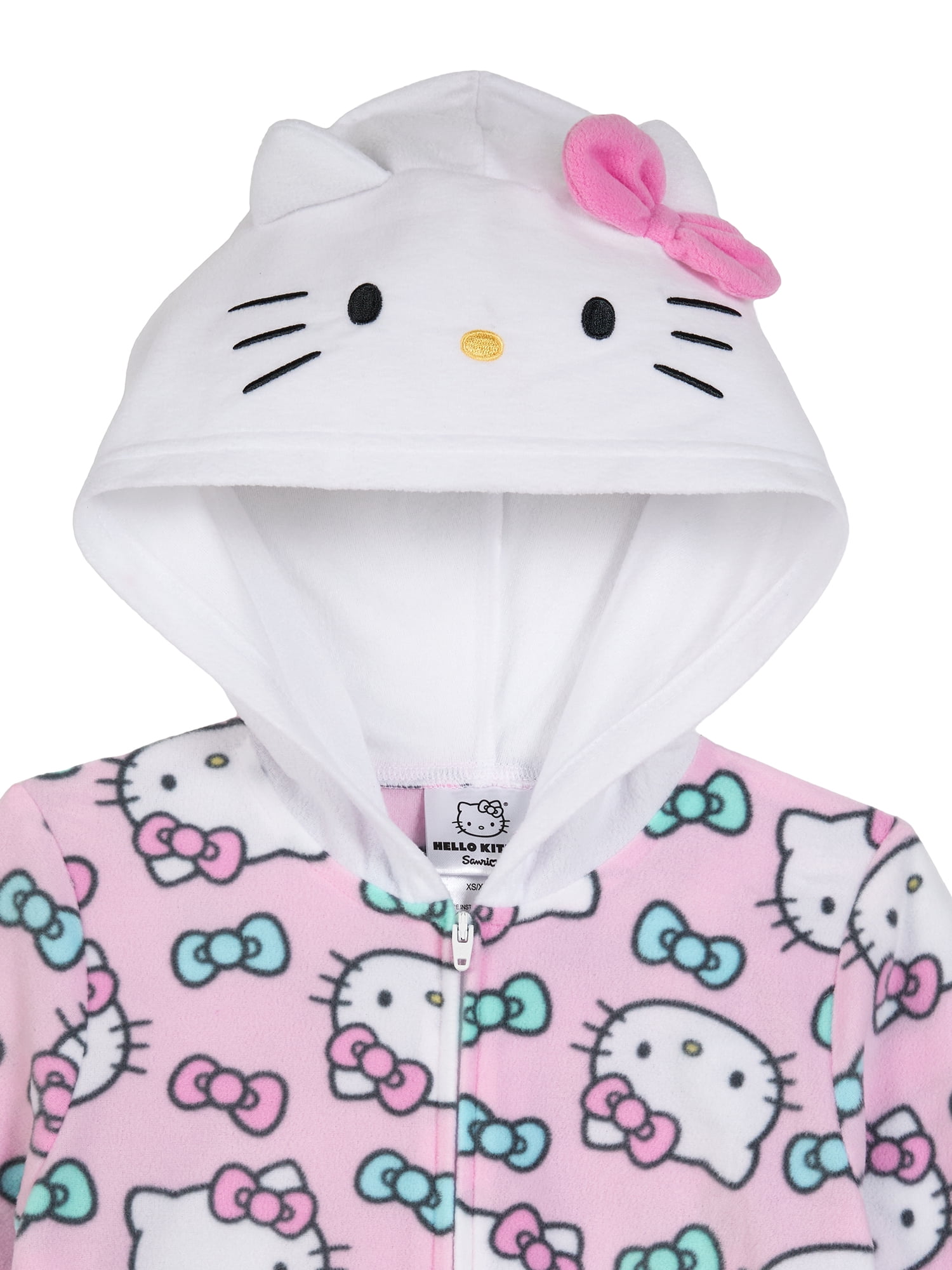 Grinch Cindy Lou Girls Union Suit with Hood, Sizes 4-12
