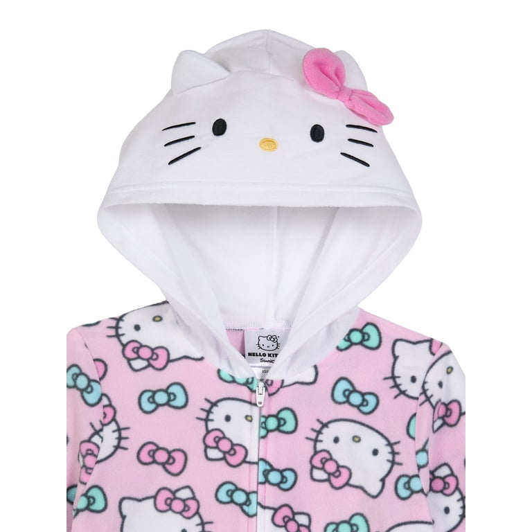 Hello Kitty Girls Union Suit with Hood, Sizes 4-12 photo 2