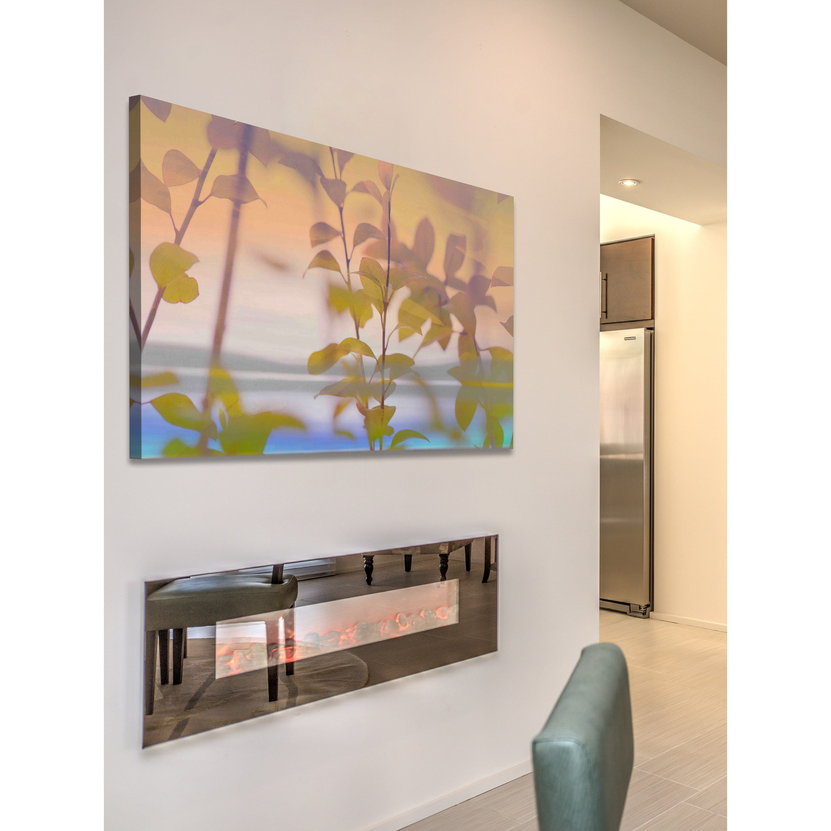 Marmont Hill - "Tranquility IV" by Sia Aryai Painting Print on Wrapped Canvas