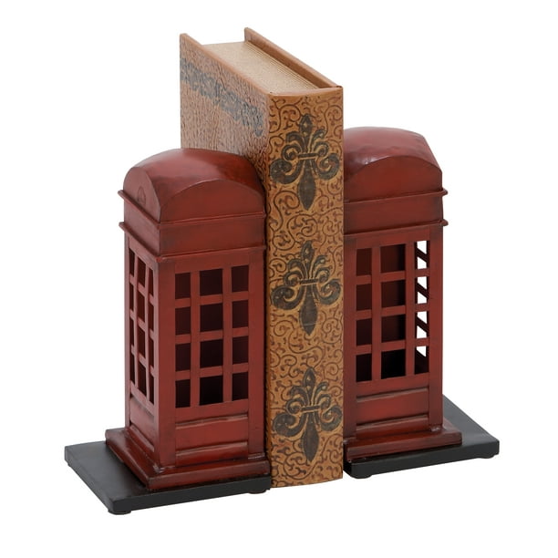 Library Metal Bookend Pair