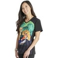 thumbnail image 7 of Tooniforms Scrubs Top For Women V-Neck Print TF627, 7 of 7